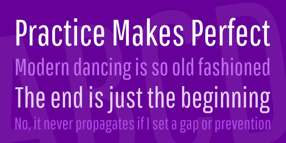 Pathway Gothic One Font preview 3