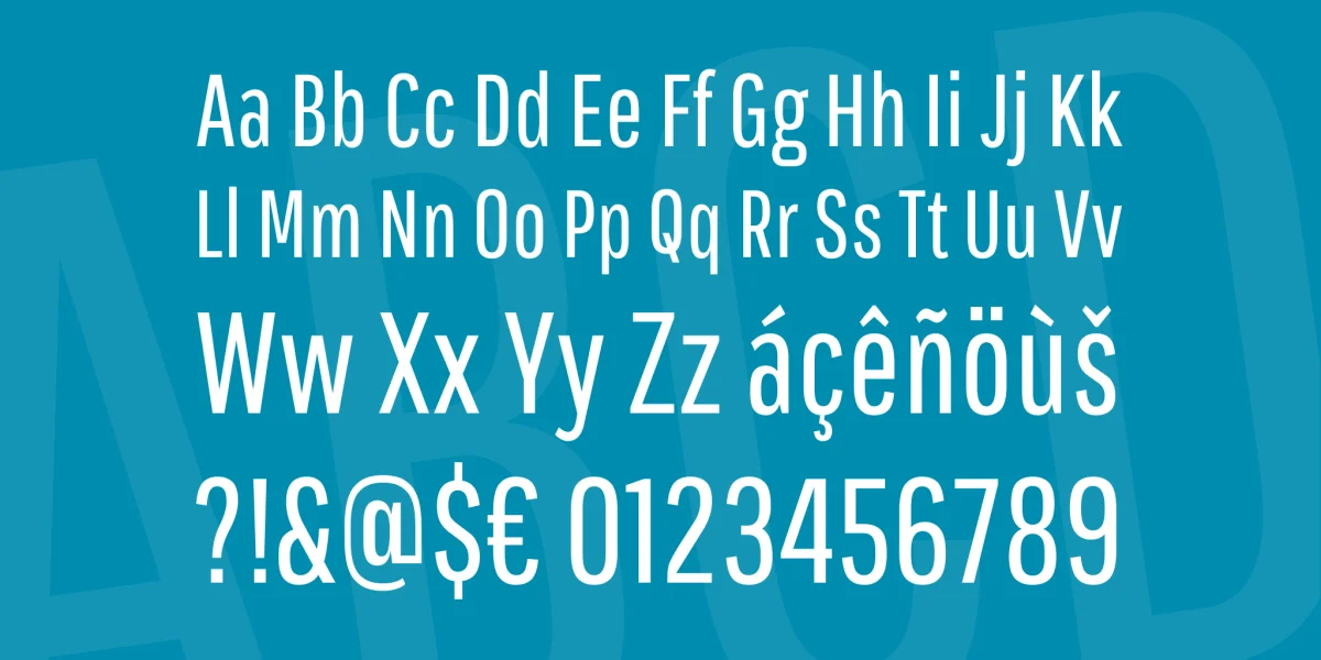 Pathway Gothic One Font preview 4