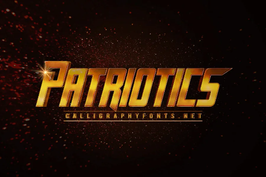 Patriotics Demo Font