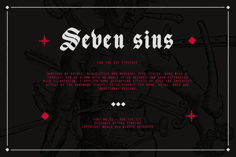 Pau the 1st Font preview 2