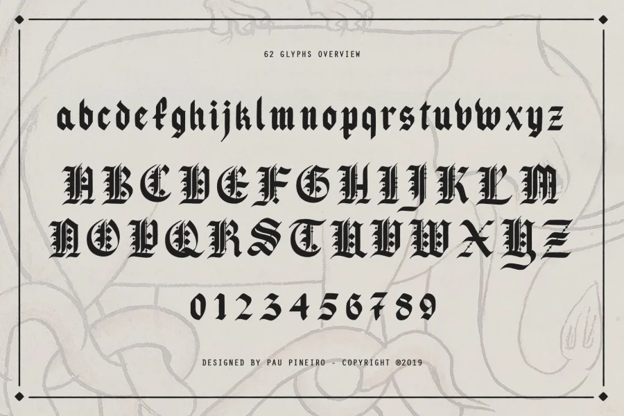 Pau the 1st Font preview 4