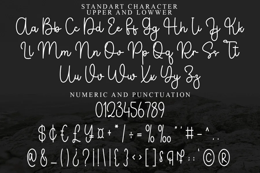 Pauline Script Font preview 7