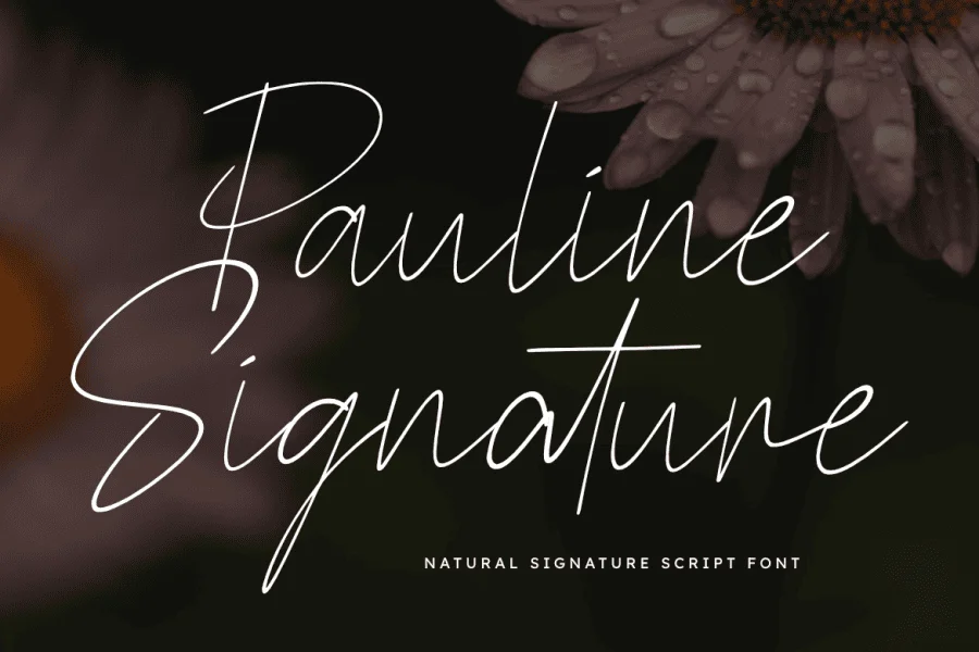 Pauline Signature Font