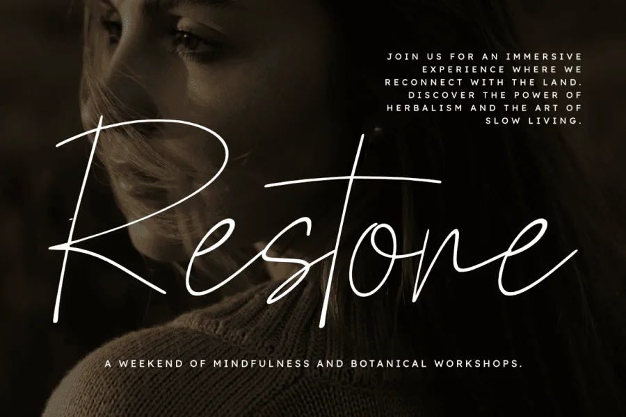 Pauline Signature Font preview 5