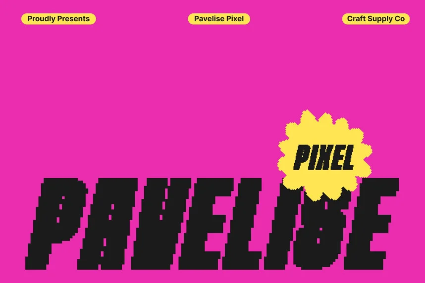 Pavelise Pixel Font