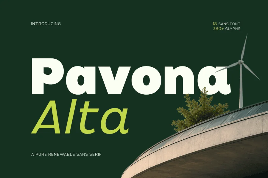Pavona Alta Trial Font