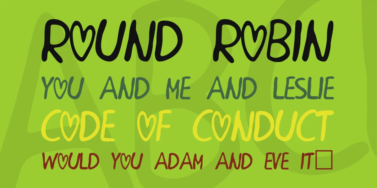 PEACECHILD Font preview 2