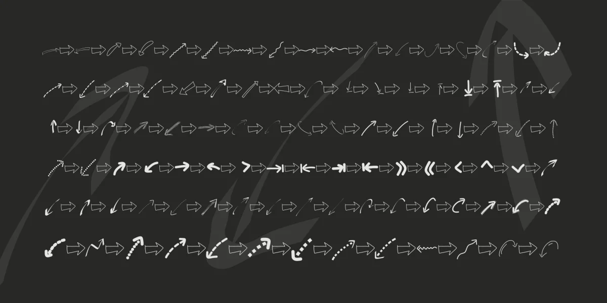 Peax Webdesign Arrows Font