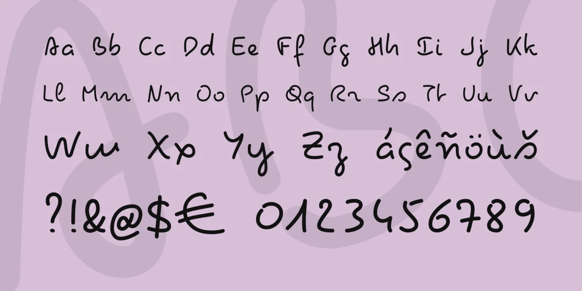 Pecita Font preview 6