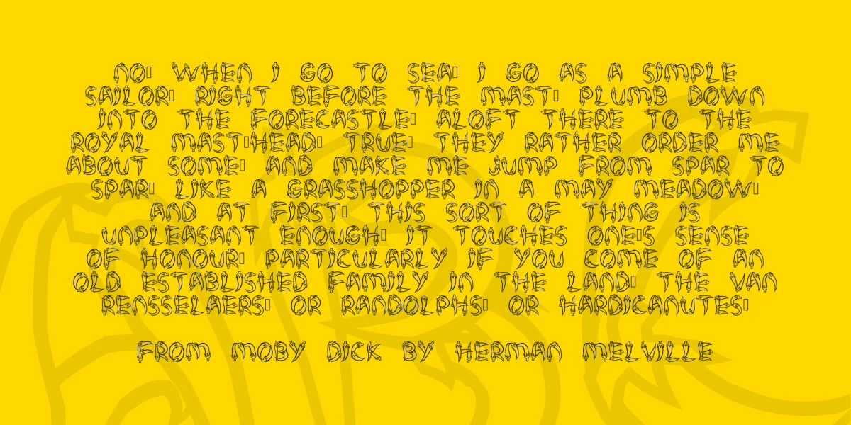 PEDASNYER Font preview 3