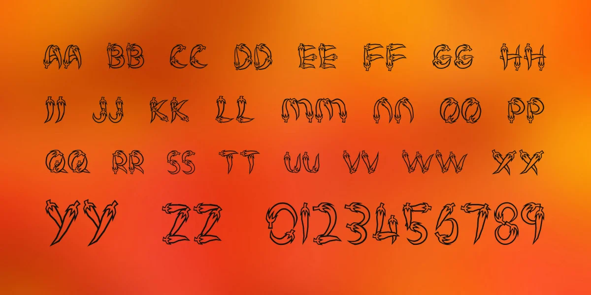 PEDASNYER Font preview 4