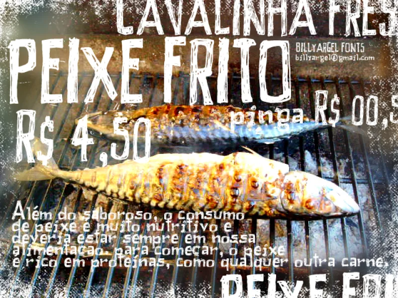 PEIXE FRITO Font