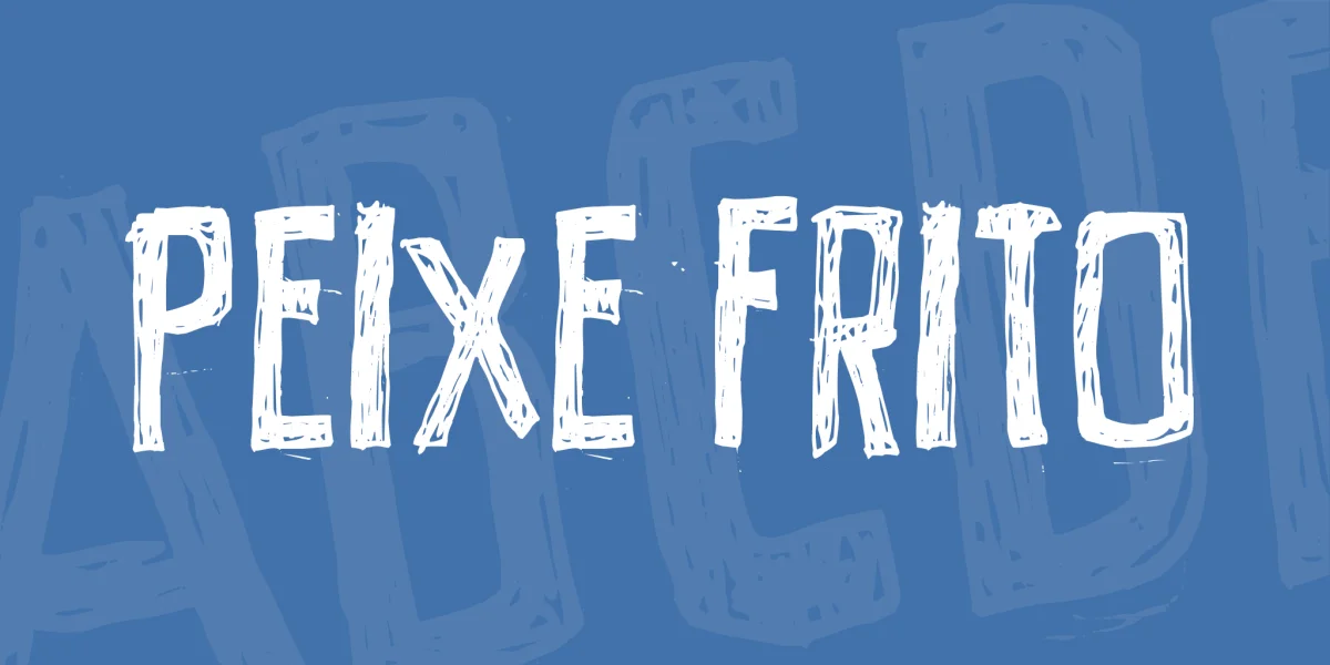 PEIXE FRITO Font preview 2