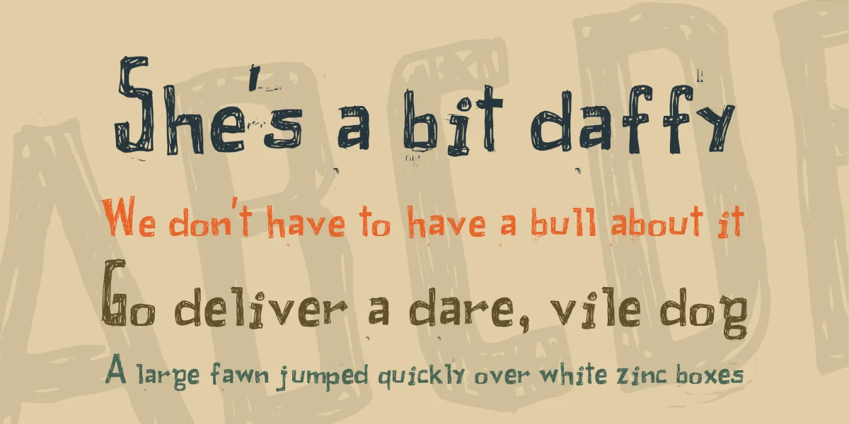 PEIXE FRITO Font preview 3