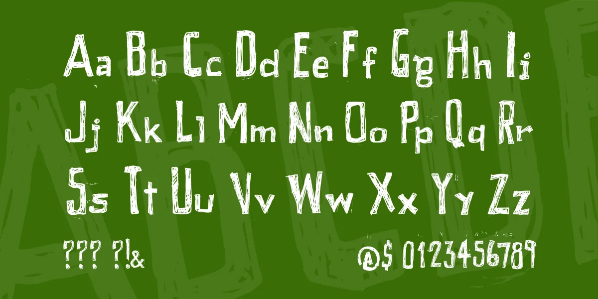 PEIXE FRITO Font preview 4