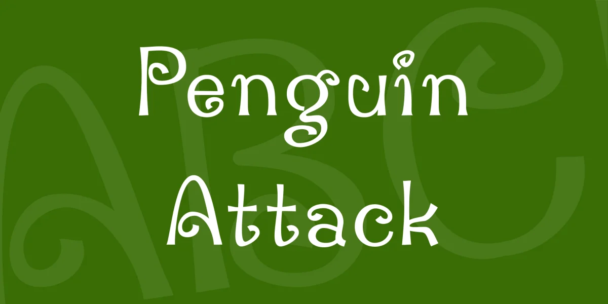Penguin Attack Font