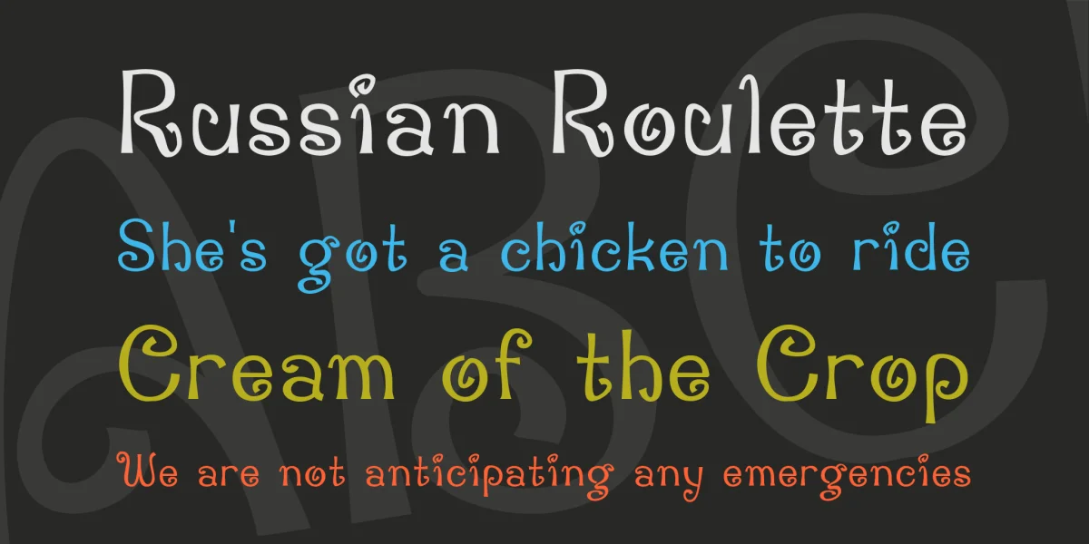 Penguin Attack Font preview 2