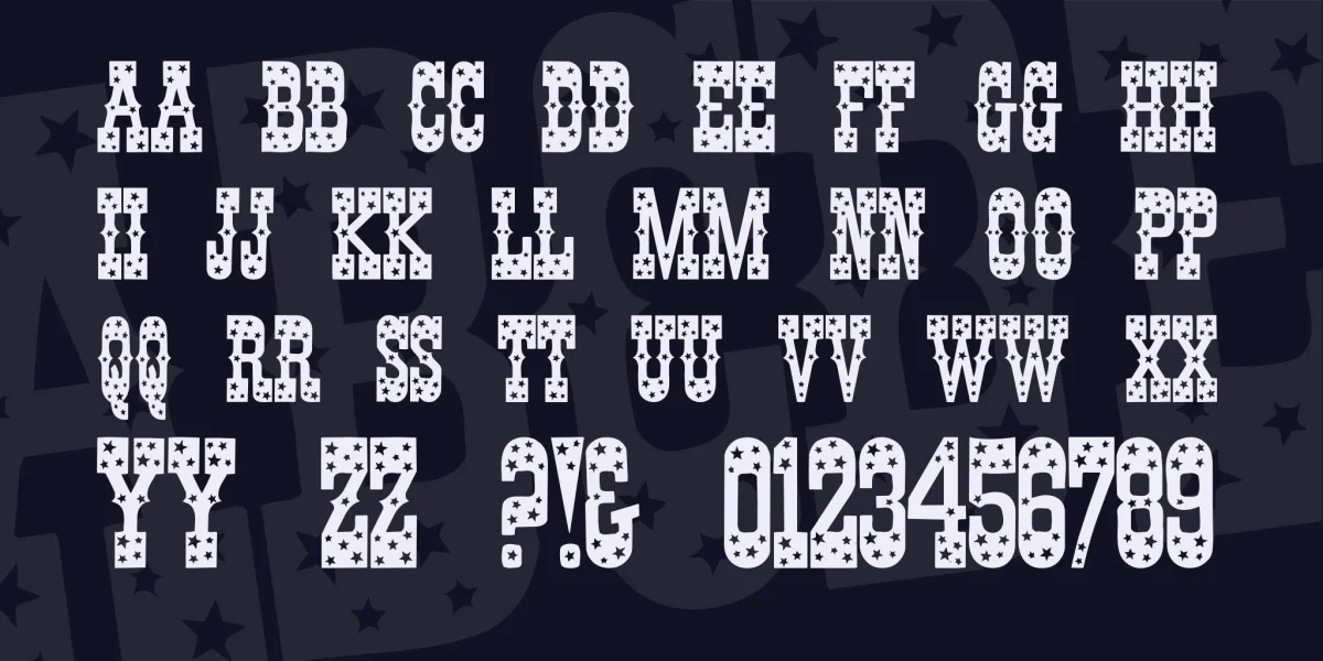 Pentagon Font preview 3
