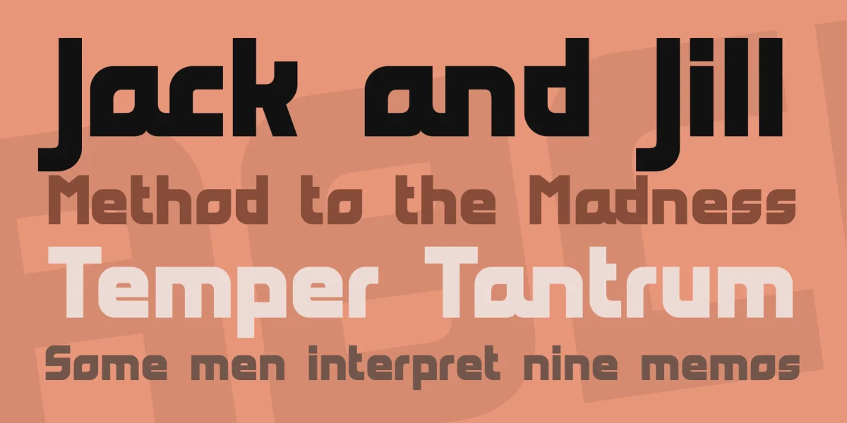 PEPPERMINT Font preview 2