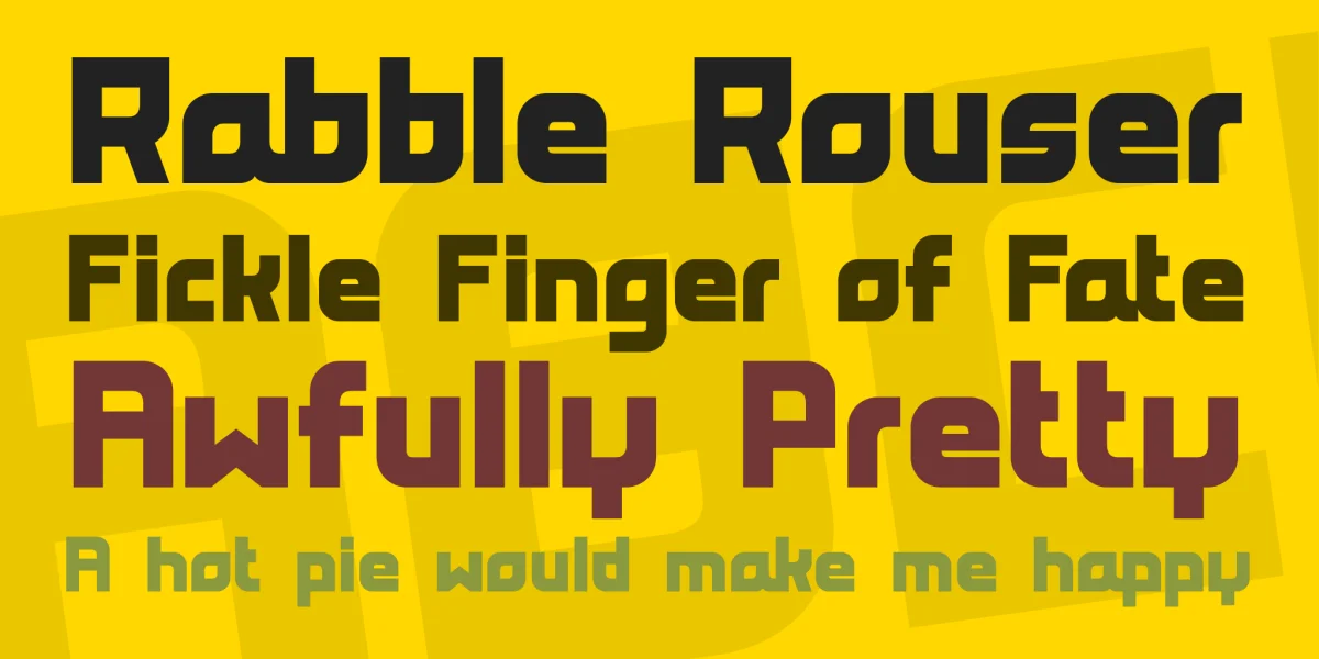 PEPPERMINT Font preview 3
