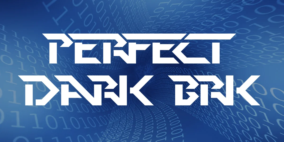 Perfect Dark BRK Font