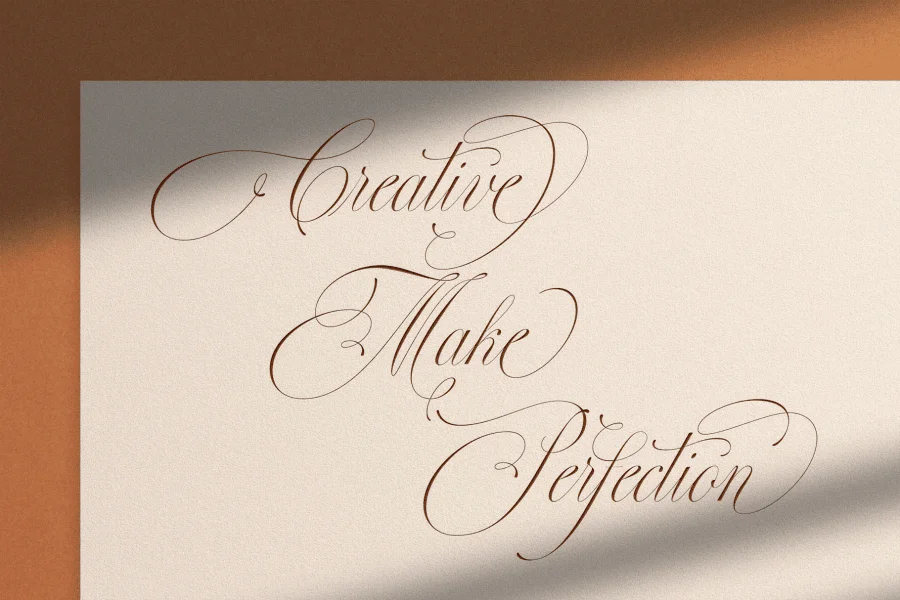 Perfections Font preview 13