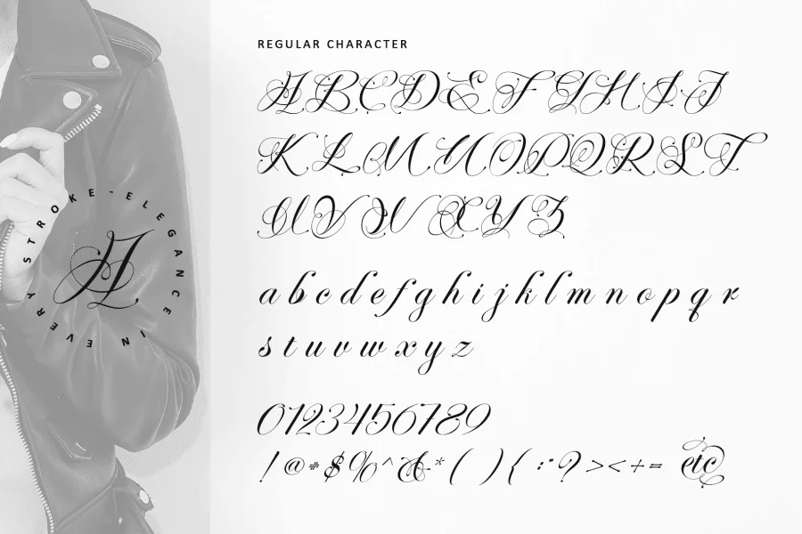 Perfecto Calligraphy - Personal use Font preview 12