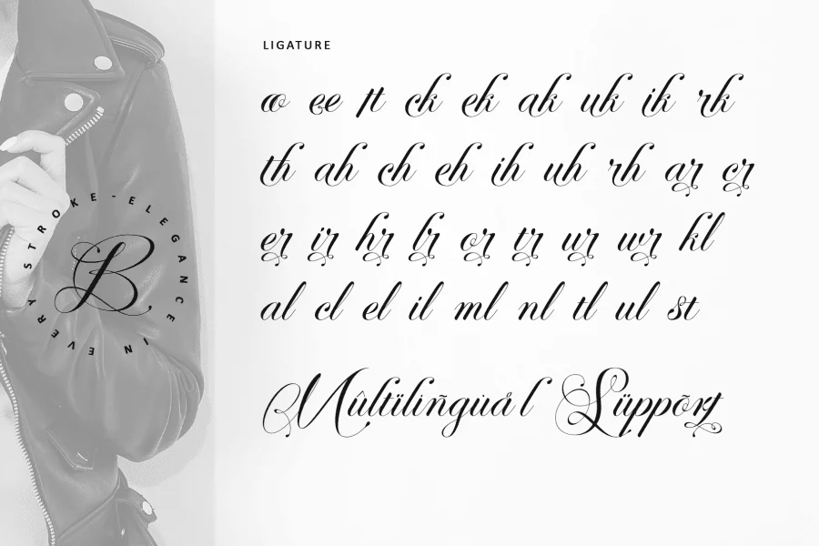 Perfecto Calligraphy - Personal use Font preview 13