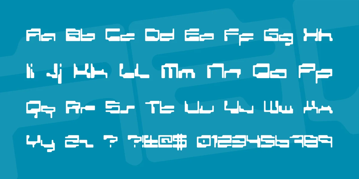 personal computer Font preview 2