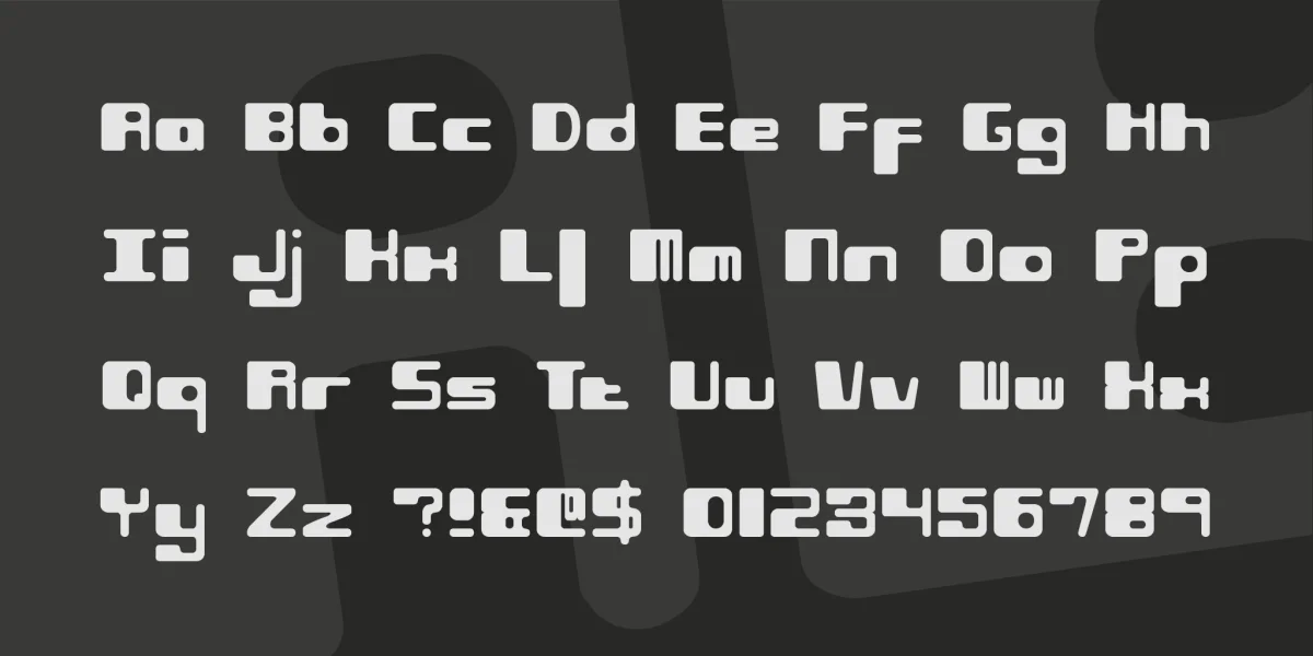 Phorfeit BRK Font Family preview 2