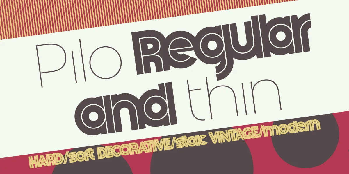 Pilo Font Family