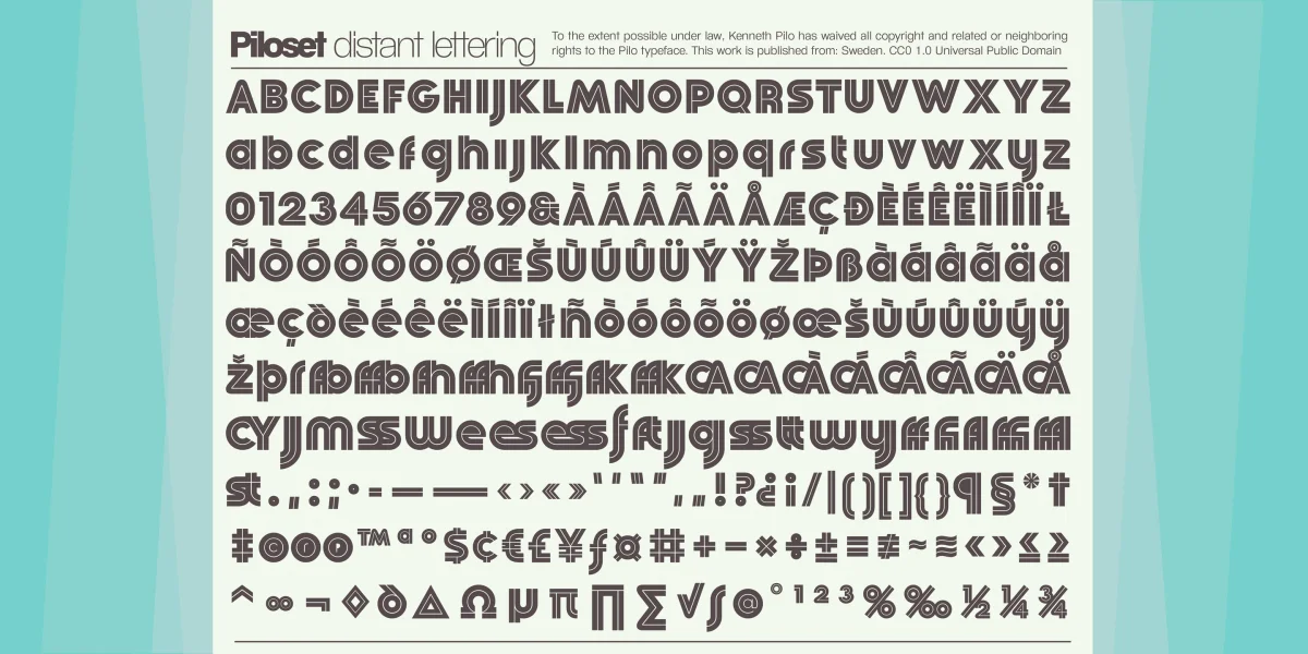Pilo Font Family preview 6