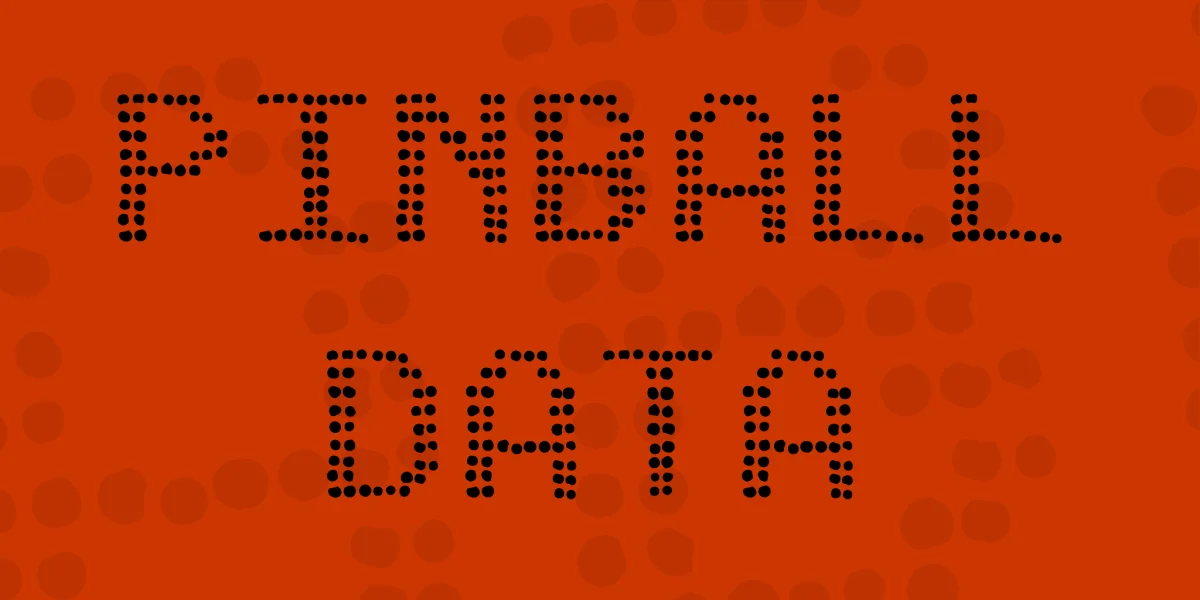 Pinball Data Font