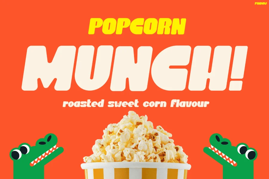 Pindow Font preview 10
