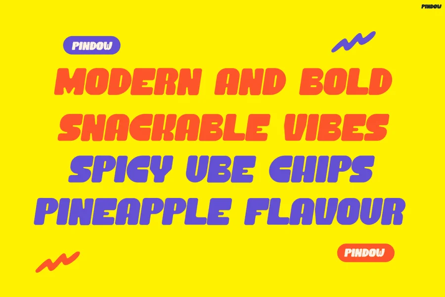 Pindow Font preview 8