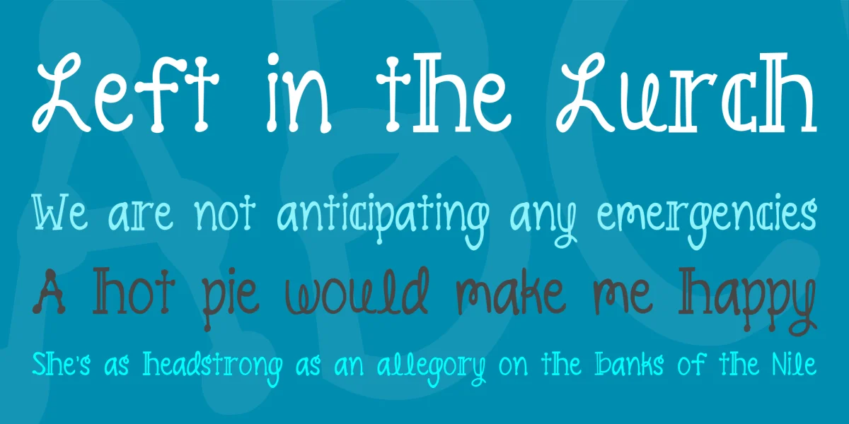 Pineapple Delight Font preview 2