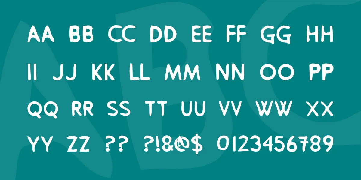 Ping Pong Font preview 4