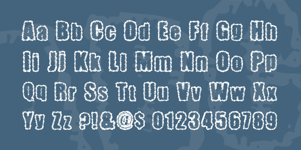 Pinniepoker Font preview 3