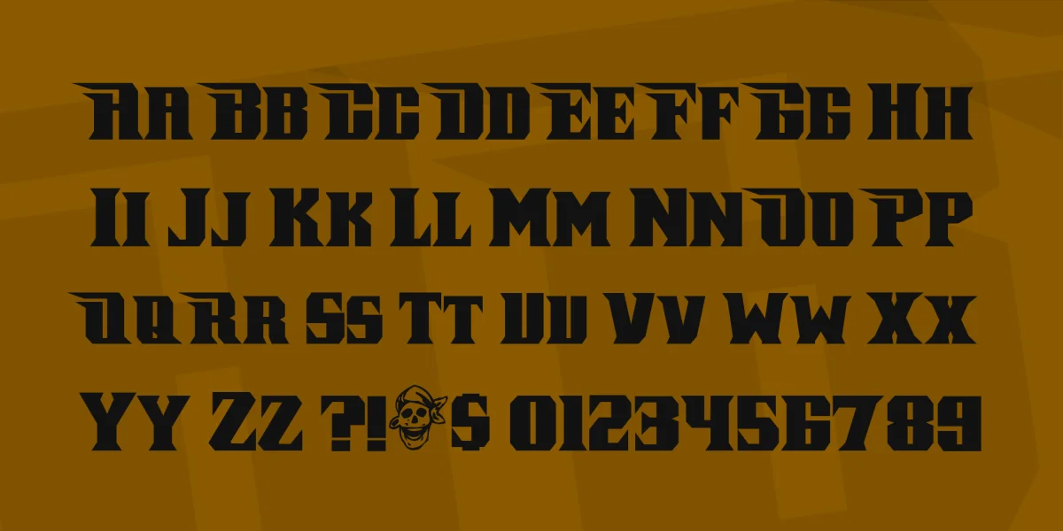 Pirate Keg Font Family preview 2