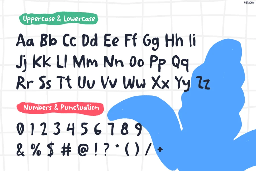Pistachio Font preview 2