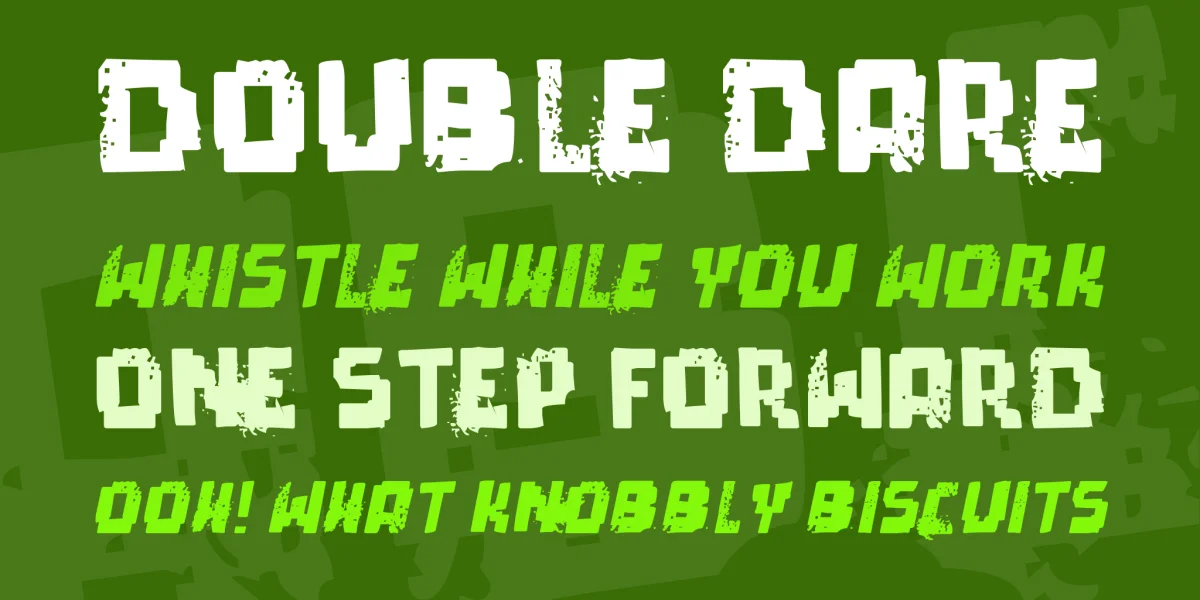 pixel dead Font Family preview 2