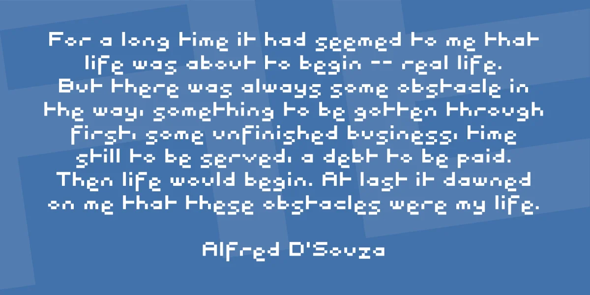 Pixel Font preview 3
