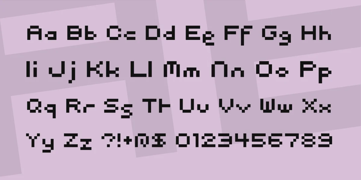 Pixel Font preview 4