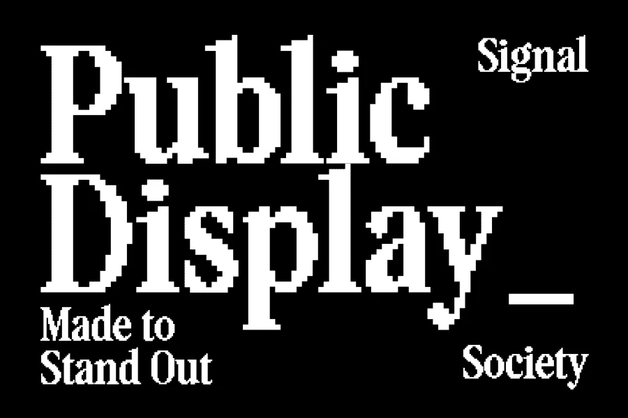 Pixelta Font preview 3