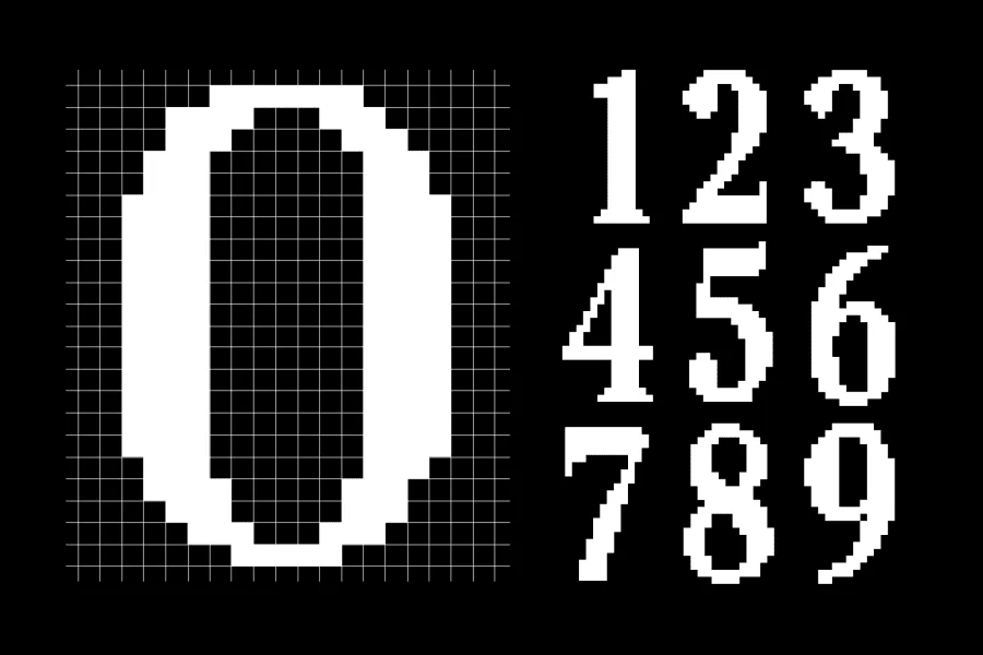 Pixelta Font preview 5