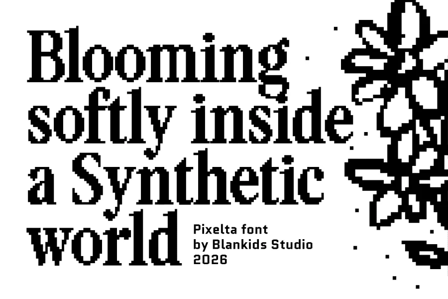 Pixelta Font preview 6