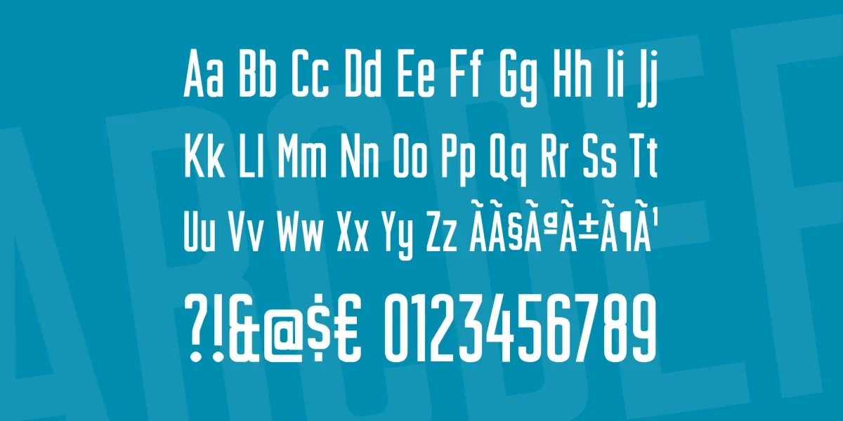Plakative Grotesk Font preview 4
