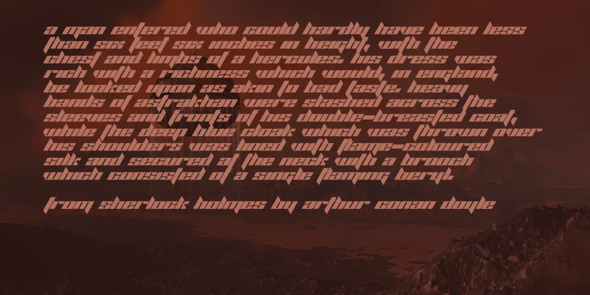 Planet Kosmos Font preview 3