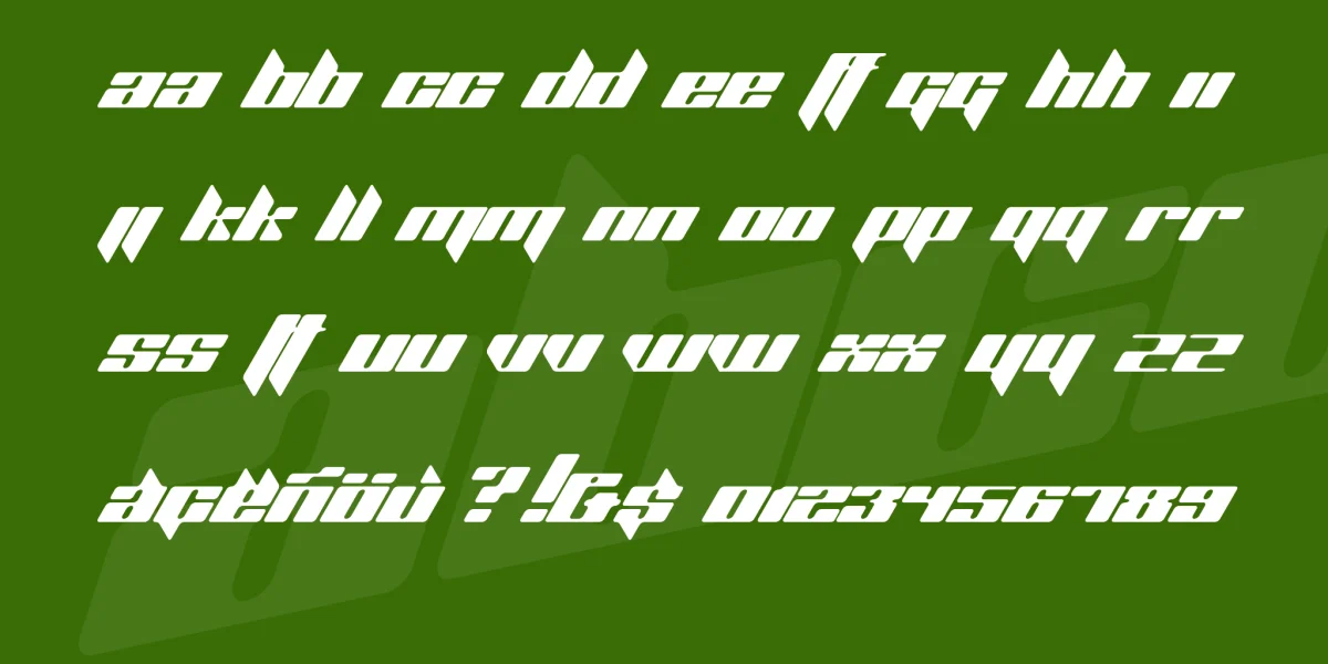 Planet Kosmos Font preview 4