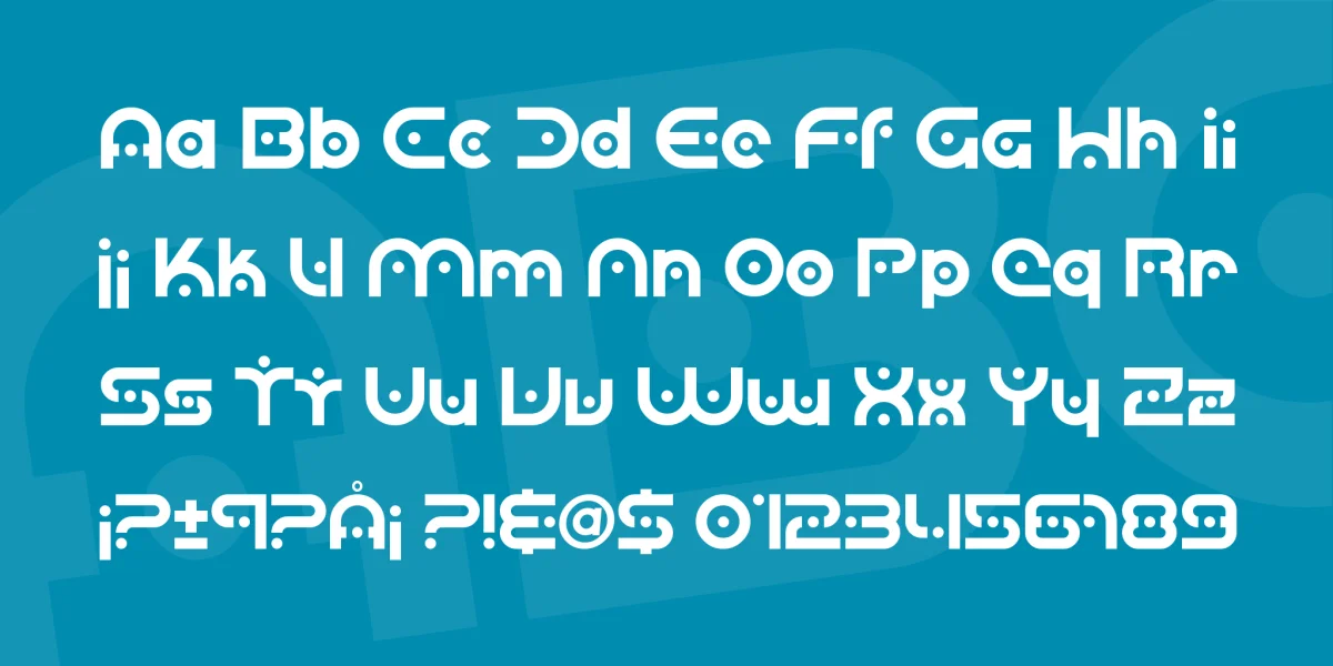 SF Planetary Orbiter Font Family preview 2